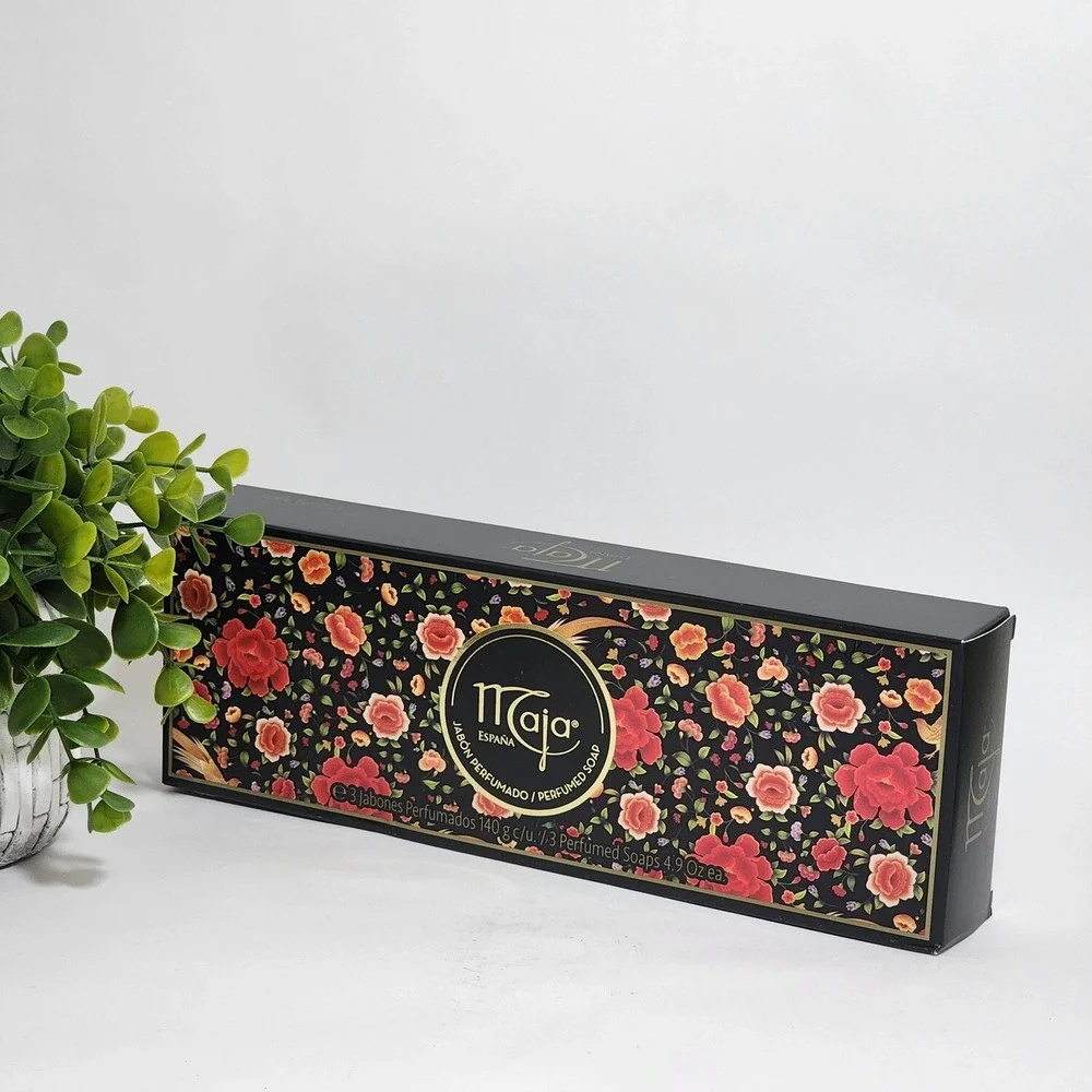 Maja Bath Soap Gift Box ~ 3 x 4.9 oz each ~ Classic Scent - Aroma Clasico